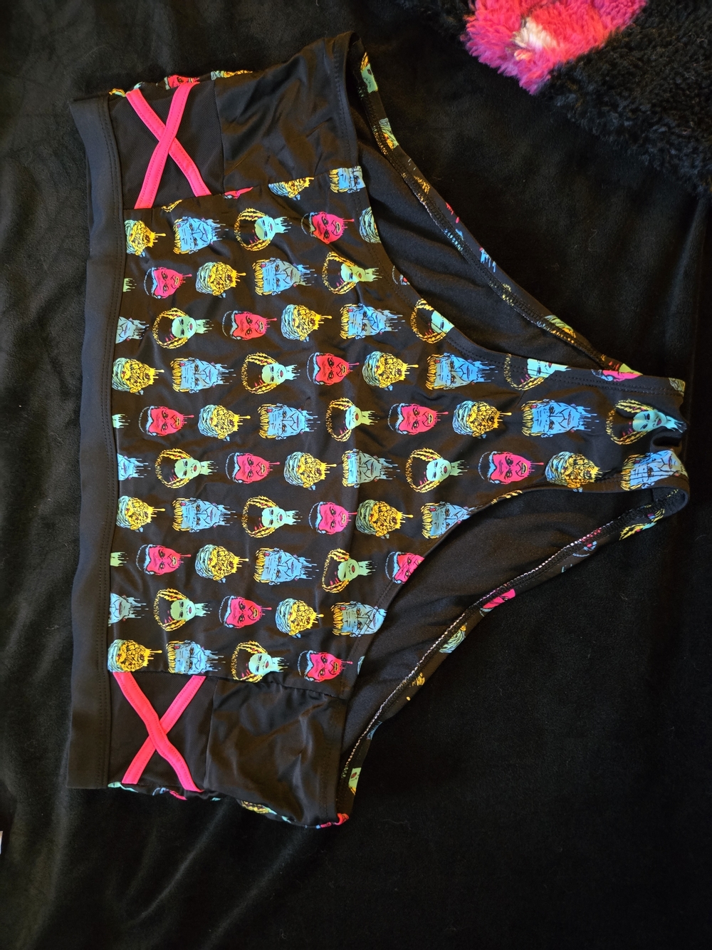 Hot Topic Universal Monsters Black Bikini Bottoms